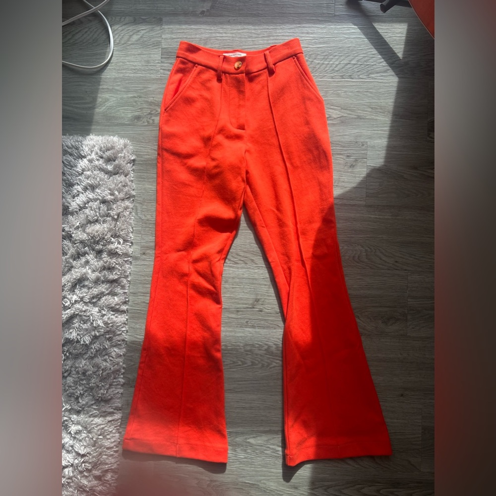 Orange Urban Outfitters Flare Pants